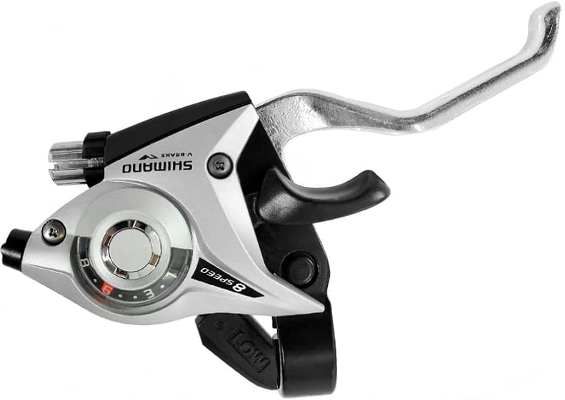 Шифтер/тормоз Shimano Altus ST-EF51 8 ск трос + кожух 2050 мм серебро Н Шифтер/тормоз Shimano Altus ST-EF51 8 ск трос + кожух 2050 мм серебро Н