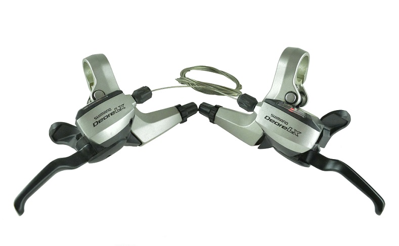Шифтер/тормоз Shimano Deore LX ST-M580 3 ск серебро/черный Шифтер/тормоз Shimano Deore LX ST-M580 3 ск серебро/черный