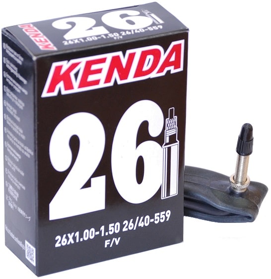 Камера 26 KENDA 26 x 1,0/1,5 (40-559) F/V (Presta) черный 5-511296 Камера 26 KENDA 26 x 1,0/1,5 (40-559) F/V (Presta) черный 5-511296
