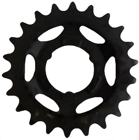 Звезда задняя Shimano 22T (2,3 мм) сталь черный Н Звезда задняя Shimano 22T (2,3 мм) сталь черный Н