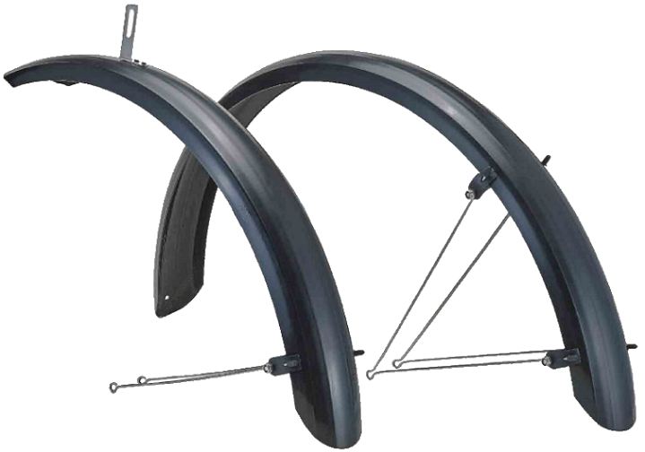 Крылья 26" Bikmen SP-151 м/пластик с "усами" ширина 115 мм для Fat Bike черный 5431 Крылья 26" Bikmen SP-151 м/пластик с "усами" ширина 115 мм для Fat Bike черный 5431