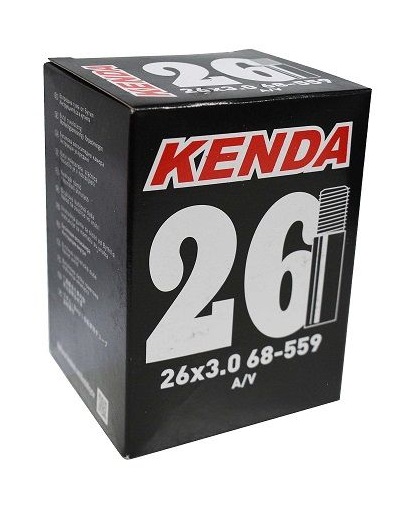 Камера 26  KENDA 26 x 3,0 (68-559) A/V д/Fat Bike черный 5-511360