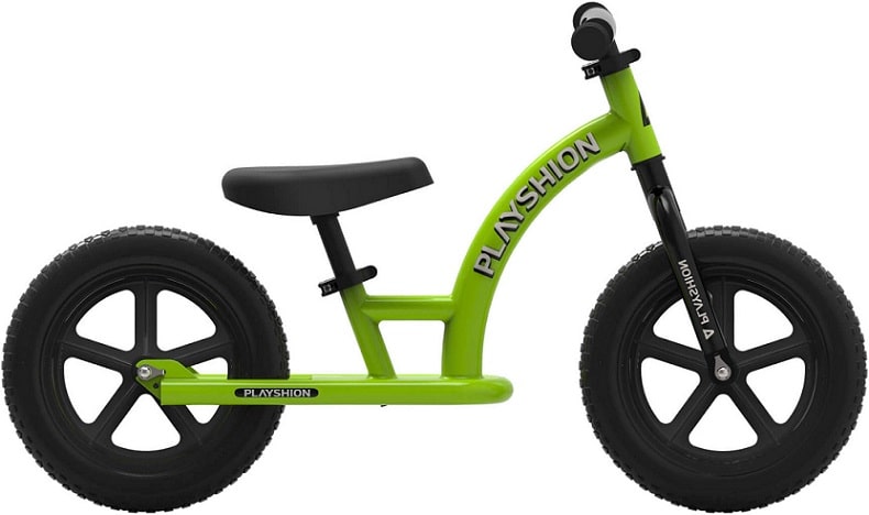 Беговел 12" PLAYSHION Street Bike рама сталь 3,5 кг зеленый Беговел 12" PLAYSHION Street Bike рама сталь 3,5 кг зеленый