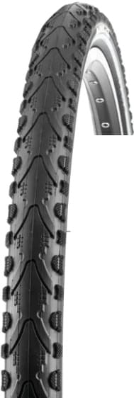 Покрышка 28 KENDA 700 x 38c (40-622) K-935 п/слик светоотражательные полосы черный