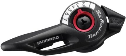 Шифтер Shimano Tourney TZ500 правый 7 ск (SIS) трос 2050 мм черный