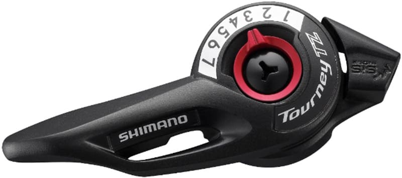 Шифтер Shimano Tourney TZ500 правый 7 ск (SIS) трос 2050 мм черный Шифтер Shimano Tourney TZ500 правый 7 ск (SIS) трос 2050 мм черный