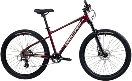 Велосипед горный 27,5" EOLUTION Miura HD Al 17"(вишневый) 14,6 кг(8ск)