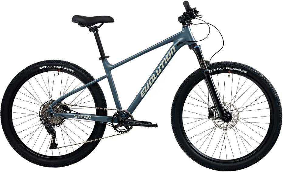 Велосипед горный 27,5" EOLUTION Steam HD Al 17"(темно-серый) 15 кг(10ск) Велосипед горный 27,5" EOLUTION Steam HD Al 17"(темно-серый) 15 кг(10ск)