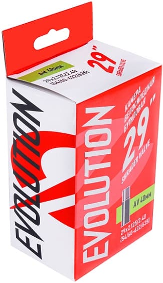 Камера 29 EVOLUTION 29 х 2,125/2,40 (54/60-622/635) A/V 40 мм черный