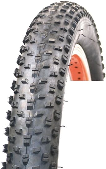 Покрышка 26 HOGGER 26 x 3,00 (76-559) PM-1075 Fat Bike средний черный