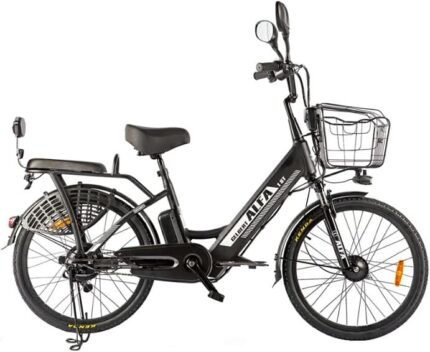 Электровелосипед 24" GELBERT Alfa 1 ST Al 250W/48V/10,4Ah (черный) 34 кг(1ск)