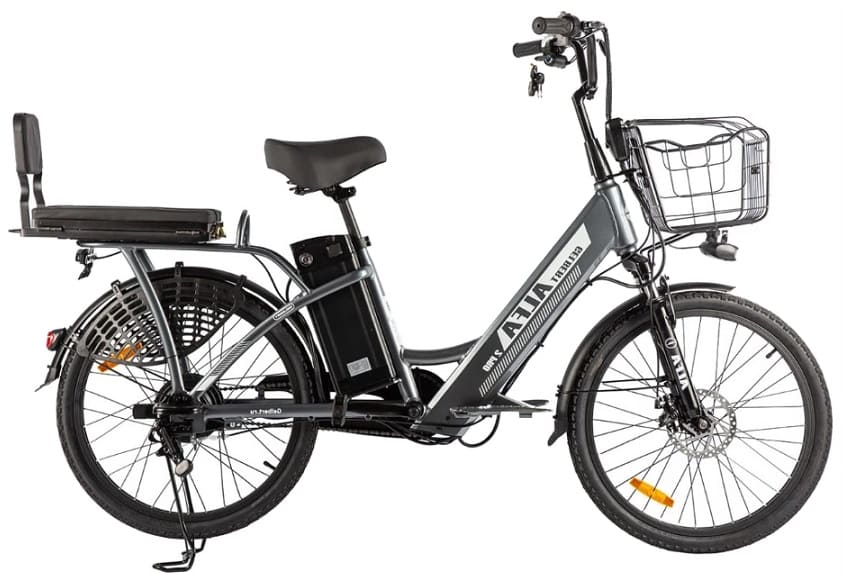 Электровелосипед 24" GELBERT Alfa 2 PRO Al 500W/48V/13Ah (серый) 36 кг(1ск) Электровелосипед 24" GELBERT Alfa 2 PRO Al 500W/48V/13Ah (серый) 36 кг(1ск)
