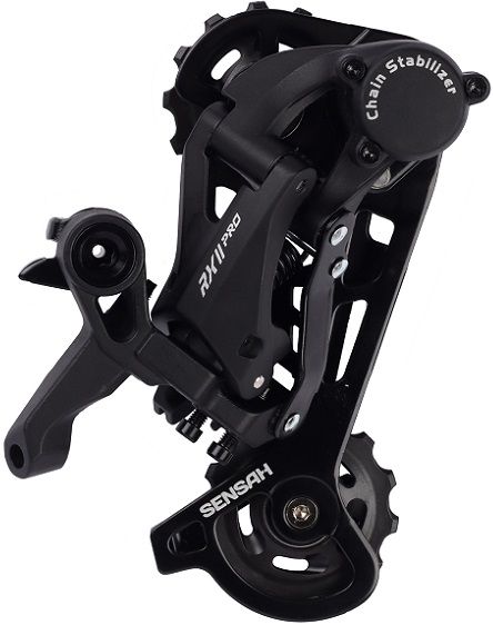 Перекл/задний Sensan RX-11 PRO RD на петух 11 ск 11-52T емкость 47T 320 гр черный Перекл/задний Sensan RX-11 PRO RD на петух 11 ск 11-52T емкость 47T 320 гр черный
