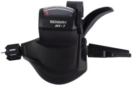 Шифтер Sensan MX-10 SL левый 3 скор (SIS) трос 1850 мм 152 гр черный