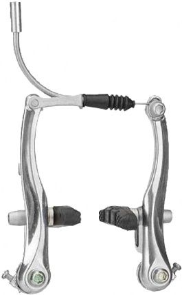 Тормоз Promax TX-117 V-brake Al 110 мм колодки 70 мм серебро