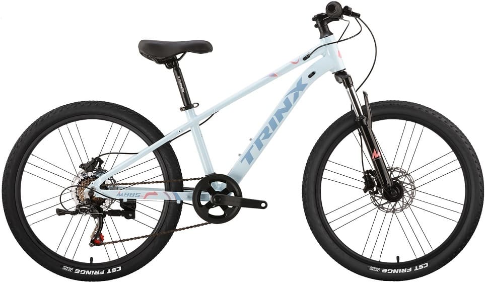 Велосипед подростковый 24" TRINX M985 HD Al 12"(голубой) 12,4 кг(7ск) Велосипед подростковый 24" TRINX M985 HD Al 12"(голубой) 12,4 кг(7ск)